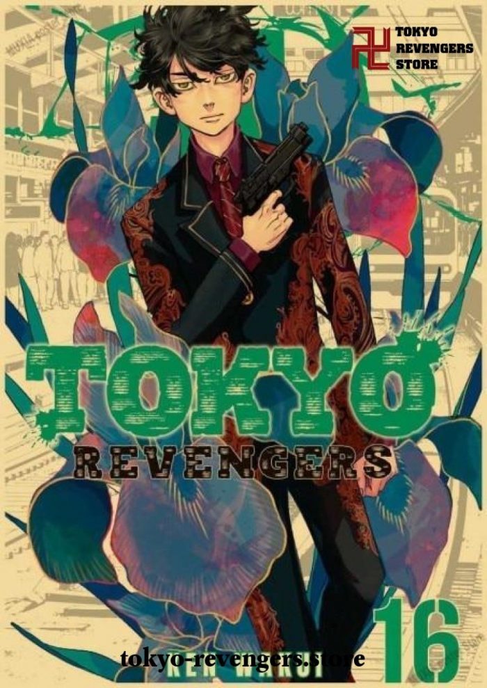 Cool Tachibana Naoto Tokyo Revengers Vintage Kraft Paper Poster