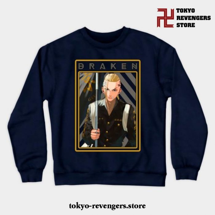 Draken Crewneck Sweatshirt Navy Blue / S