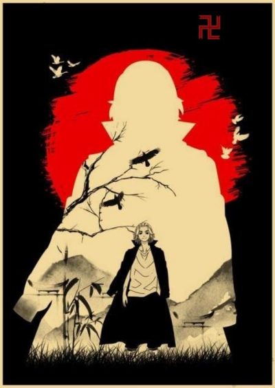 Hot Manjiro Sano Tokyo Revengers Vintage Kraft Paper Poster