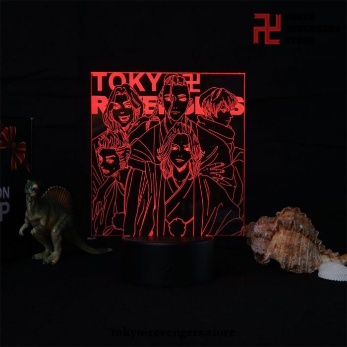 Manga Tokyo Revengers Team 3D Led Lamp
