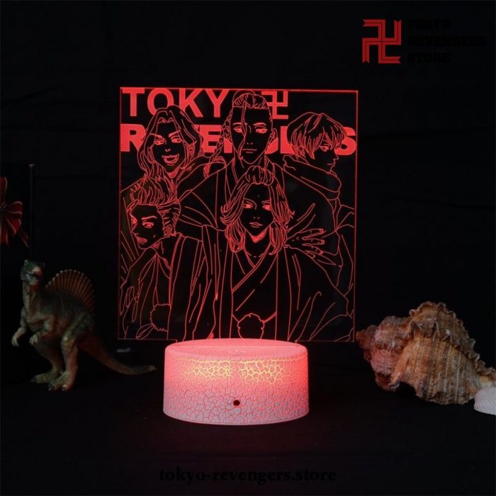 Manga Tokyo Revengers Team 3D Led Lamp