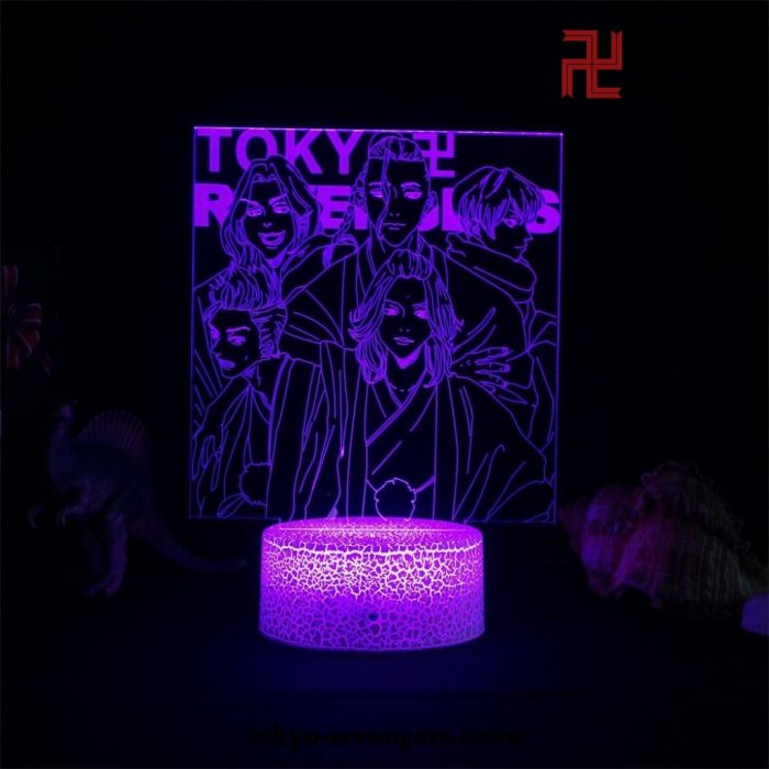 Manga Tokyo Revengers Team 3D Led Lamp