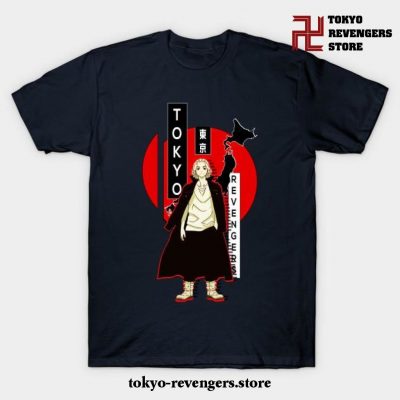 Manjiro Mikey Sano T-Shirt Navy Blue / S