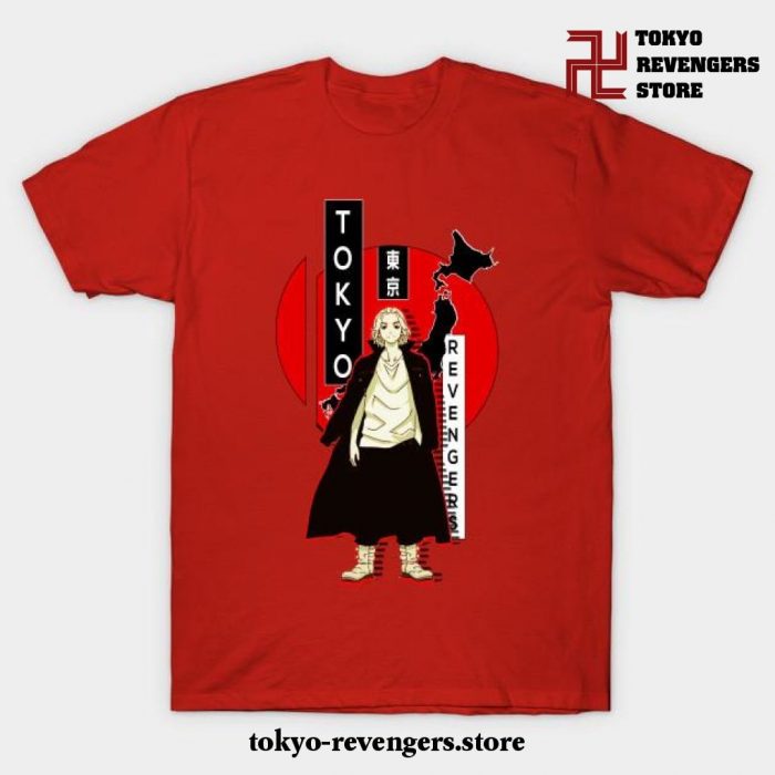 Manjiro Mikey Sano T-Shirt Red / S