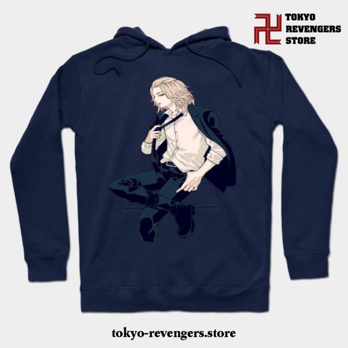 Manjiro Sano Hoodie Navy Blue / S