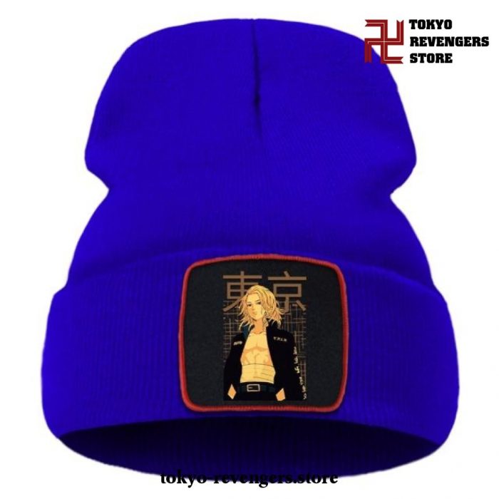 New Manjiro Sano Tokyo Revengers Beanie Hat Blue