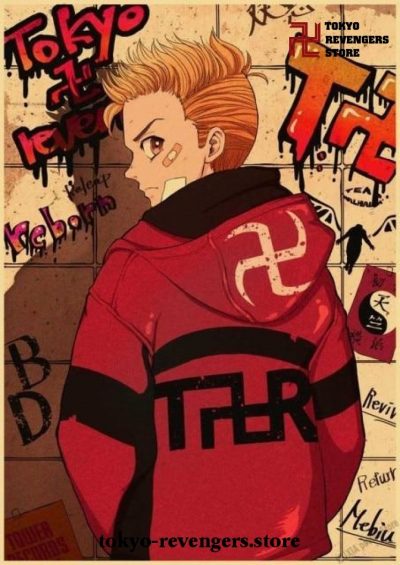 New Style Tokyo Revengers Kraft Paper Poster