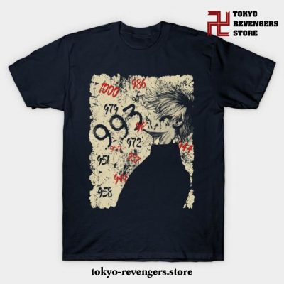 Tokyo Ghoul Kaneki T-Shirt Navy Blue / S