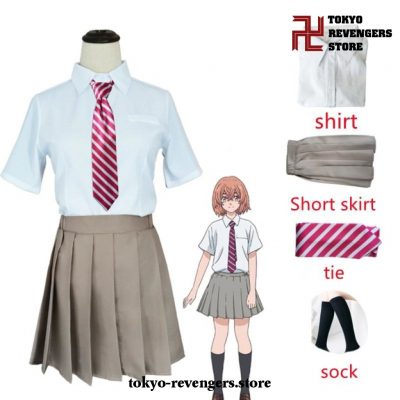 Tokyo Revengers Hinata Tachibana Cosplay Costume Full Set
