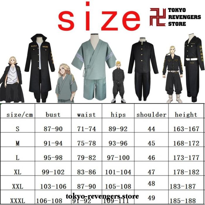 Tokyo Revengers Manjiro Sano Cosplay Costume Full Set