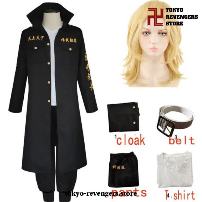 Tokyo Revengers Manjiro Sano Cosplay Costume Full Set Uniform 2 / Xxxl