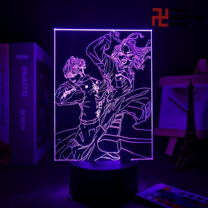 Tokyo Revengers Mikey And Draken 3D Led Lamp