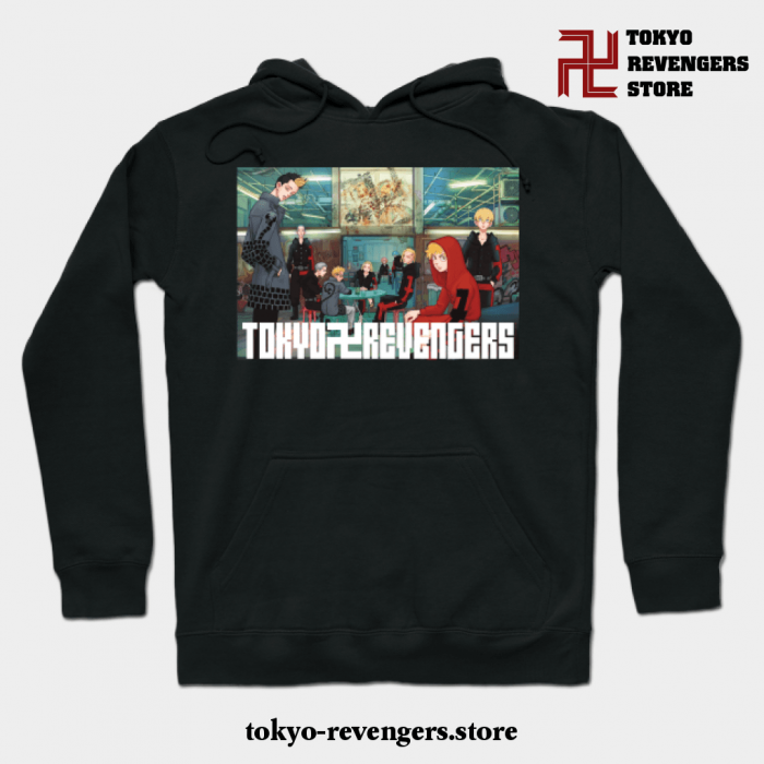 Tokyo Revengers Retro Hoodie Black / S