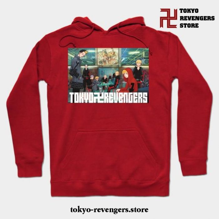 Tokyo Revengers Retro Hoodie Red / S