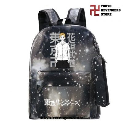 Tokyo Revengers Takemichi Hanagaki Teenager School Backpack Brown