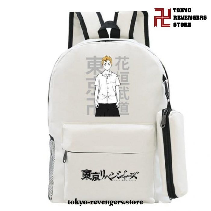 Tokyo Revengers Takemichi Hanagaki Teenager School Backpack Purple