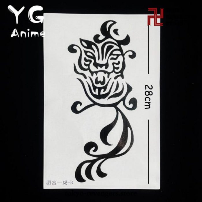 Tokyo Revengers Tattoos Cosplay Sticker 28Cm