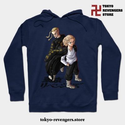 Tokyo Revengers Time Hoodie Navy Blue / S